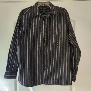AXCESS MENS BUTTON FRONT CASUAL SHIRT SIZE LARGE